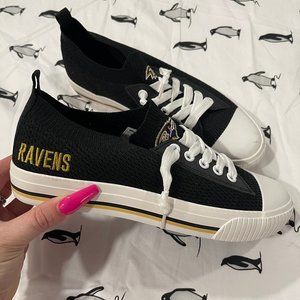 BN FOCO Black Baltimore Ravens Sneakers